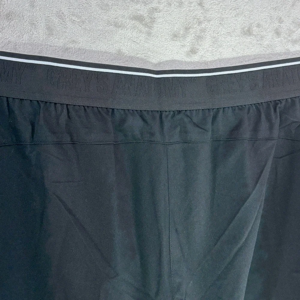 NWT--Grey's Anatomy Black Scrub Pant Spandex Stretch Size 4XL - Picture 7 of 9